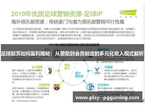 足球部落如何盈利揭秘：从赞助到会员制度的多元化收入模式解析